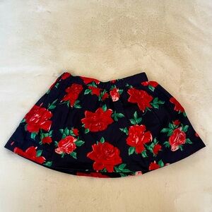 EUC Janie and Jack Floral Print Skirt